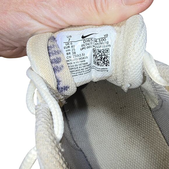 Nike Huarache 4 Baseball Cleats Keystone Mens Sz 7 DJ6524-100 White Black - Picture 9 of 9